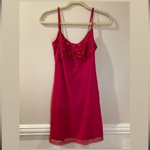 Vintage pink 90s dress